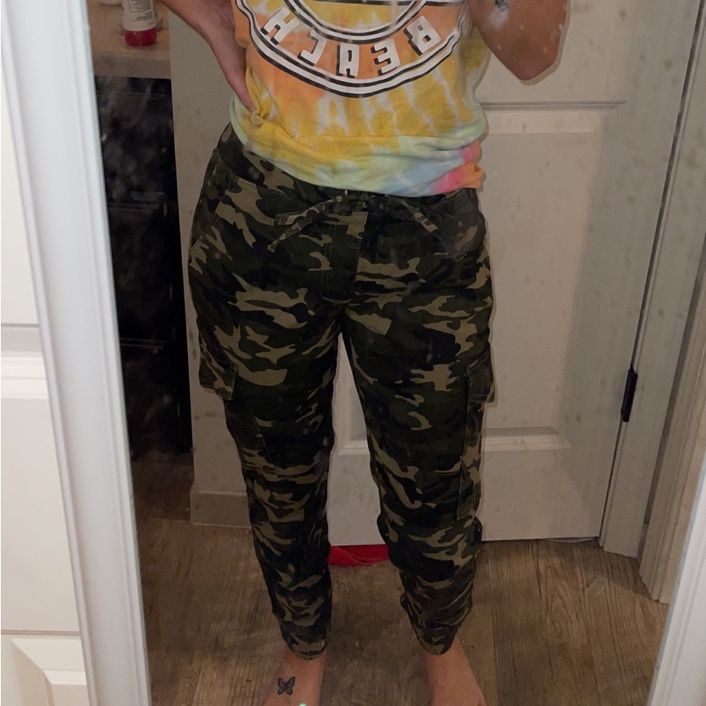 Camo Jean cargo pants